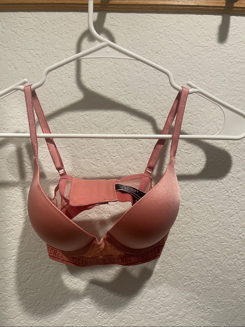 Victoria's Secret Rose Satin Push-Up Bra